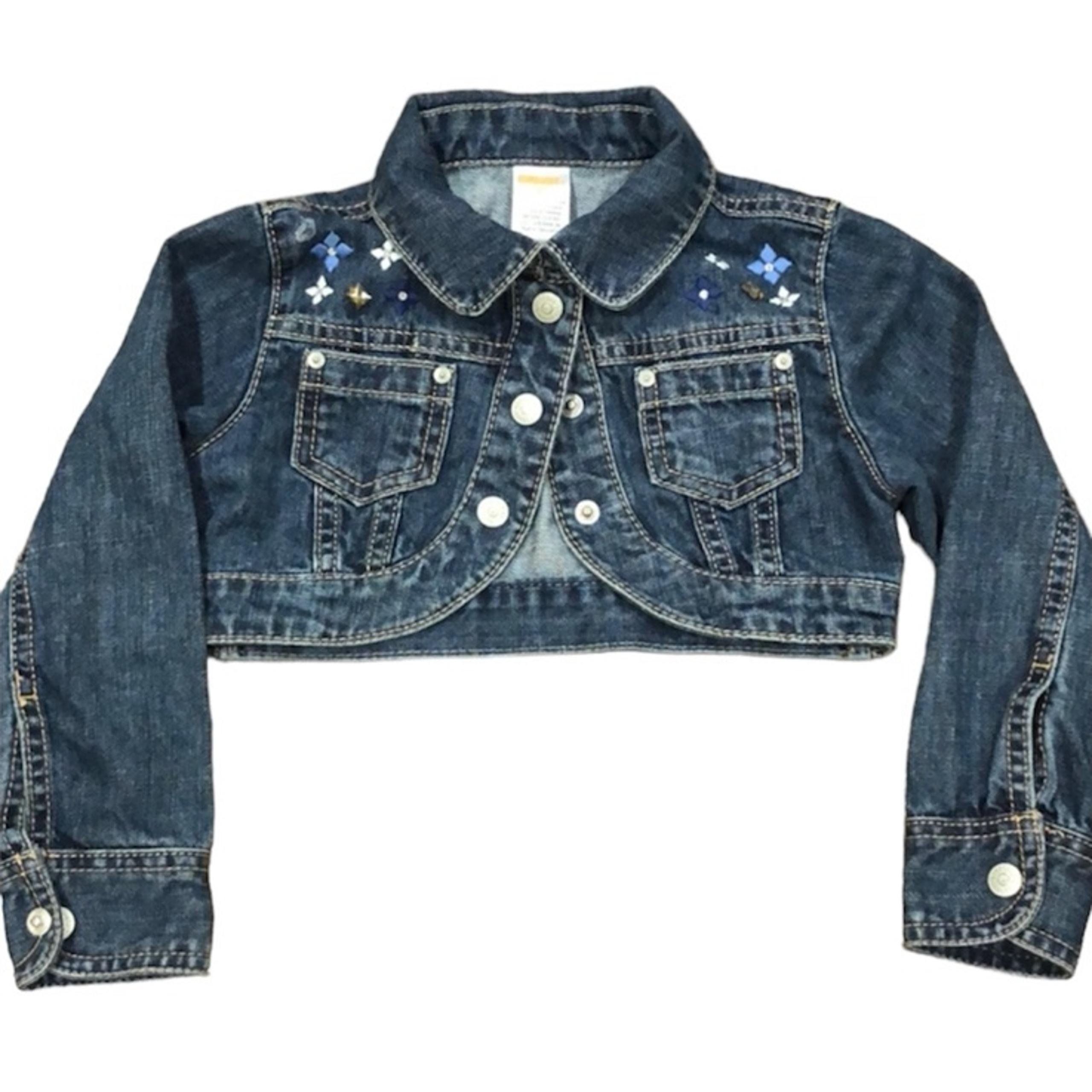 Gymboree girls denim half jacket