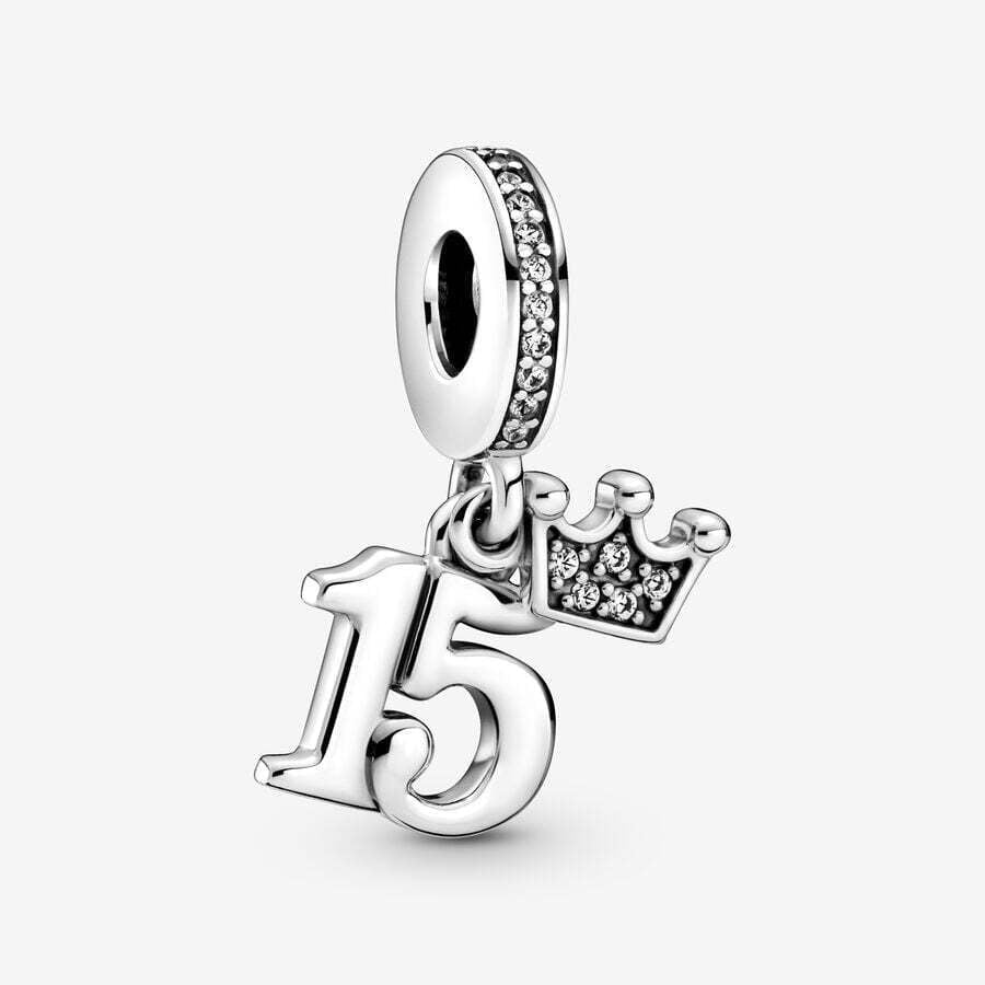 Pandora 15th Birthday Dangle Charm 799540C01 New With Box