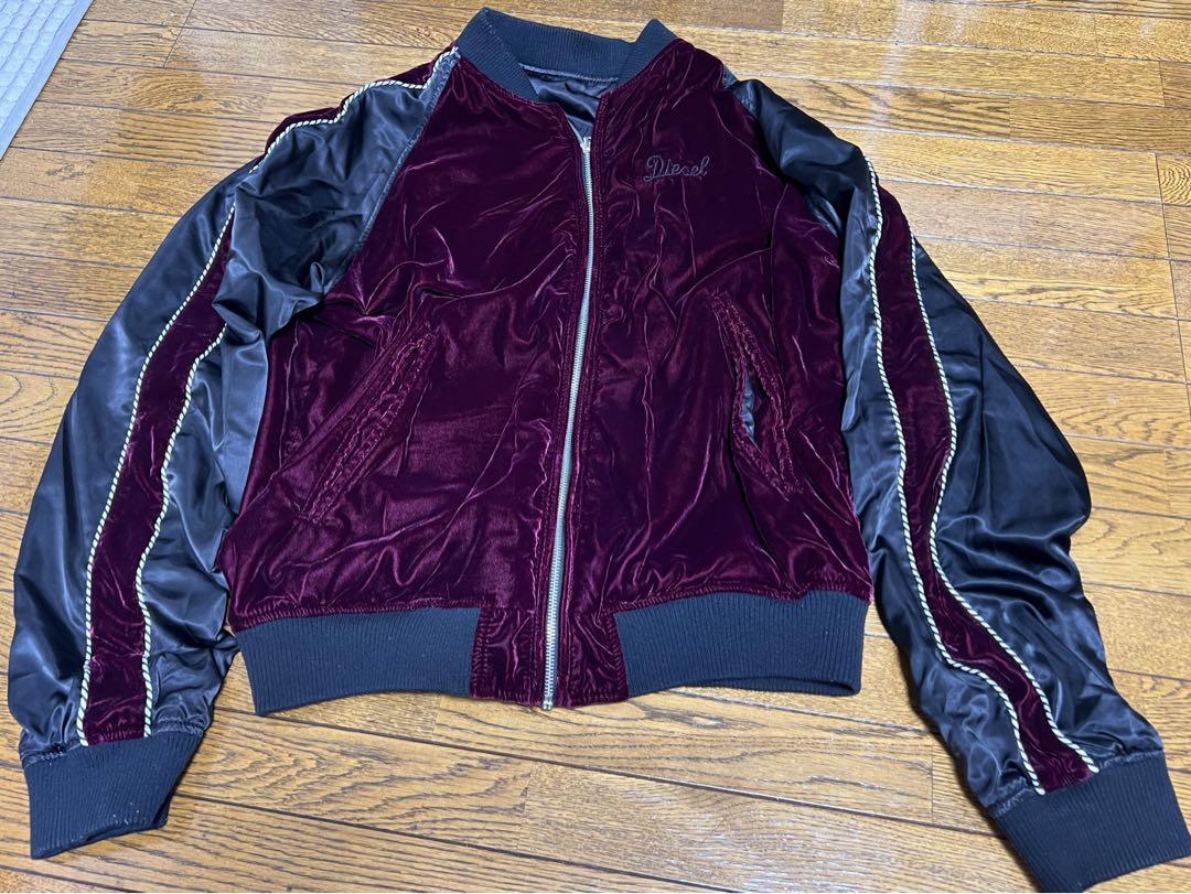 【SATIIIZ】Diar Air Wind Jacket Women's High-neck JoggJeans jacket | Blue | Diesel
