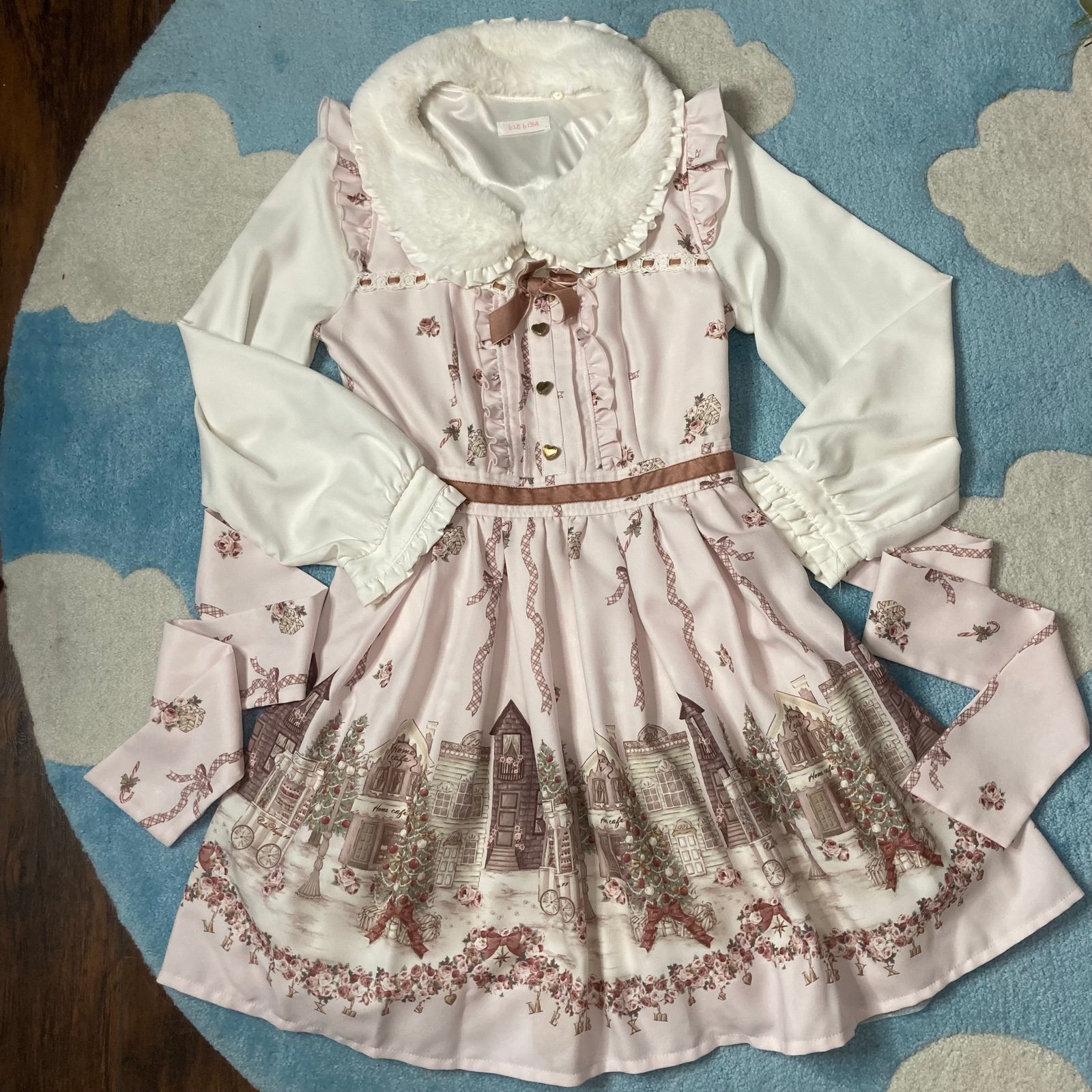 *RARE* Liz Lisa Holiday Street Pink Christmas Dress