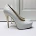 R & RENZI GIANMARCO LORENZI White Leather Stiletto Heels Size 9