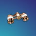 Vintage Binoculars Magnificent Opera Binoculars Gold & Mother Of Pearl With Case