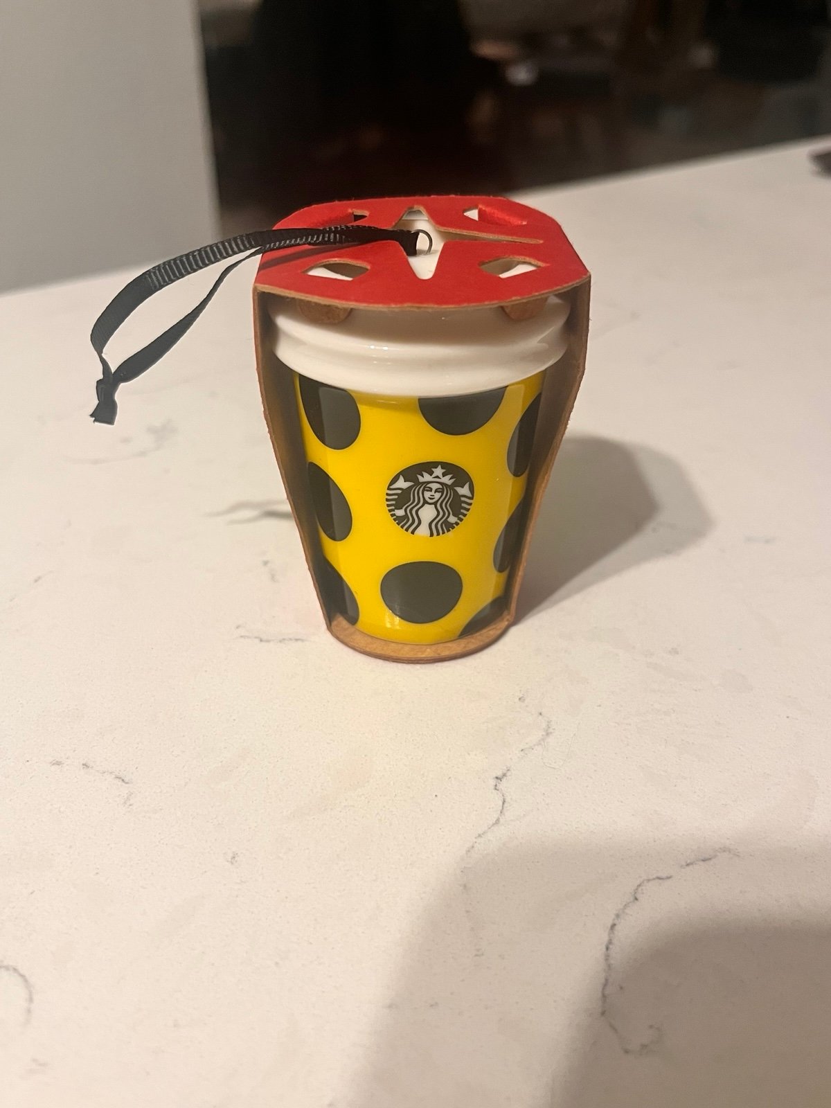 2015 Starbucks Polka Dot Mug Ornament