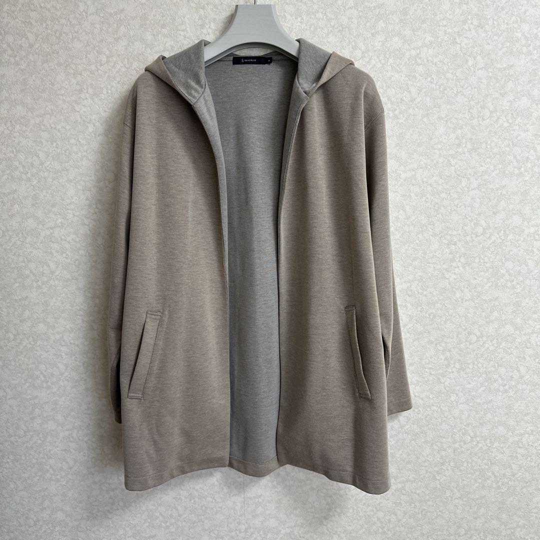 RAGEBLUE Hooded Cardigan, Size M, Beige