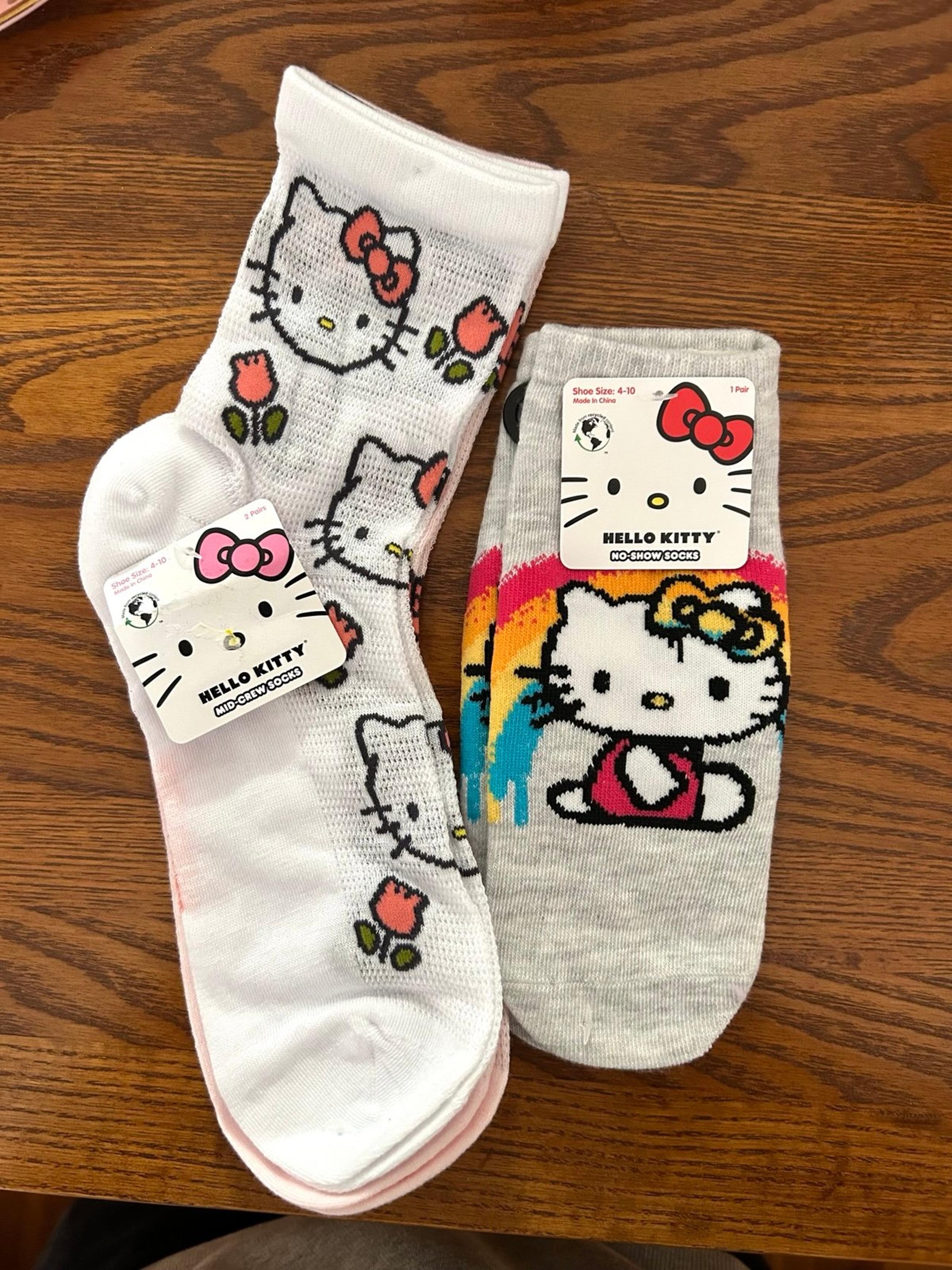 Hello Kitty Cute Socks 3 Pairs