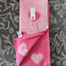 Bella Lux Reversible Valentine’s Heart Pink Throw