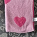 Bella Lux Reversible Valentine’s Heart Pink Throw