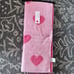 Bella Lux Reversible Valentine’s Heart Pink Throw