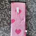 Bella Lux Reversible Valentine’s Heart Pink Throw