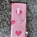 Bella Lux Reversible Valentine’s Heart Pink Throw