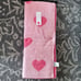 Bella Lux Reversible Valentine’s Heart Pink Throw