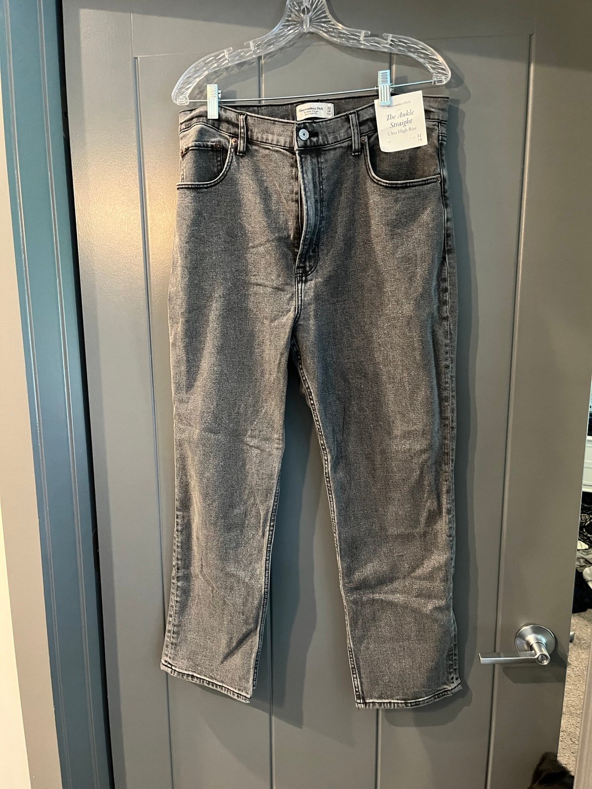 Abercrombie and Fitch Gray Jeans