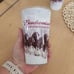 Vintage Budweiser Clydesdale frosted glasses set of 4