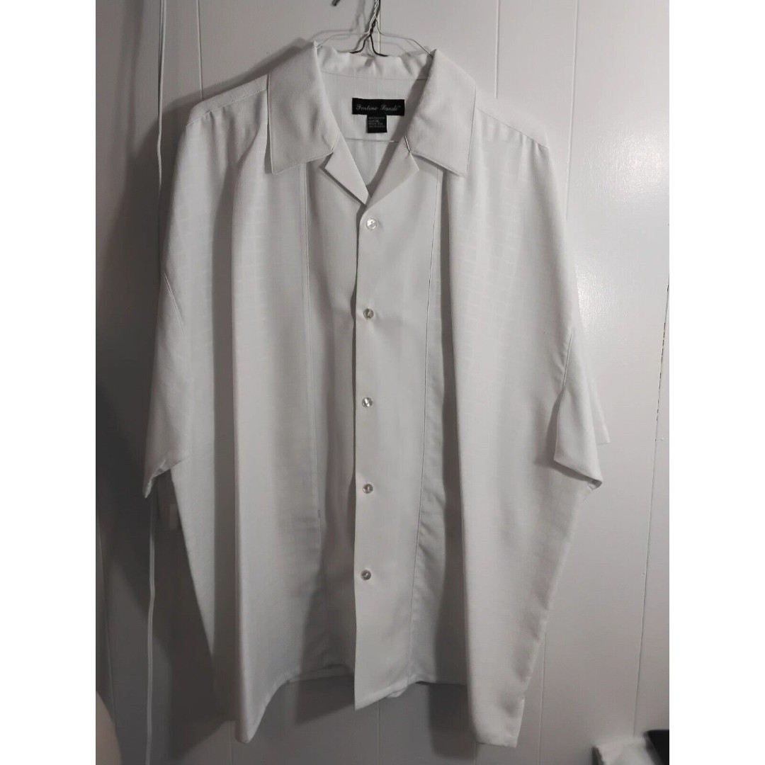 Fortino Landi Men Casual Suit White Size 5XL