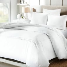 EVERHOME FULL/ QUEEN 3 PIECE COMFORTER SET SULLIVAN TRIPLE BARATTA STITCH HOTEL