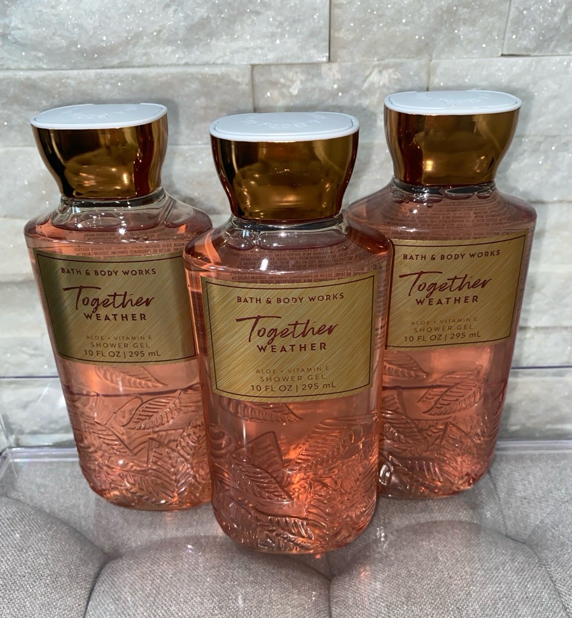 Bath & Body Works Together Weather Shower Gel X3 Bundle