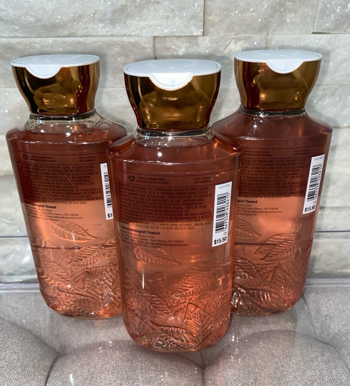 Bath & Body Works Together Weather Shower Gel X3 Bundle