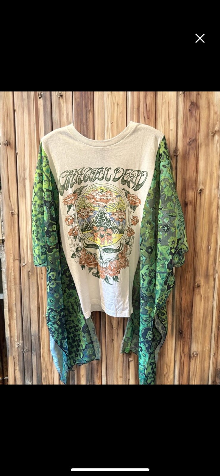 Grateful Dead Upcycled Tee!!