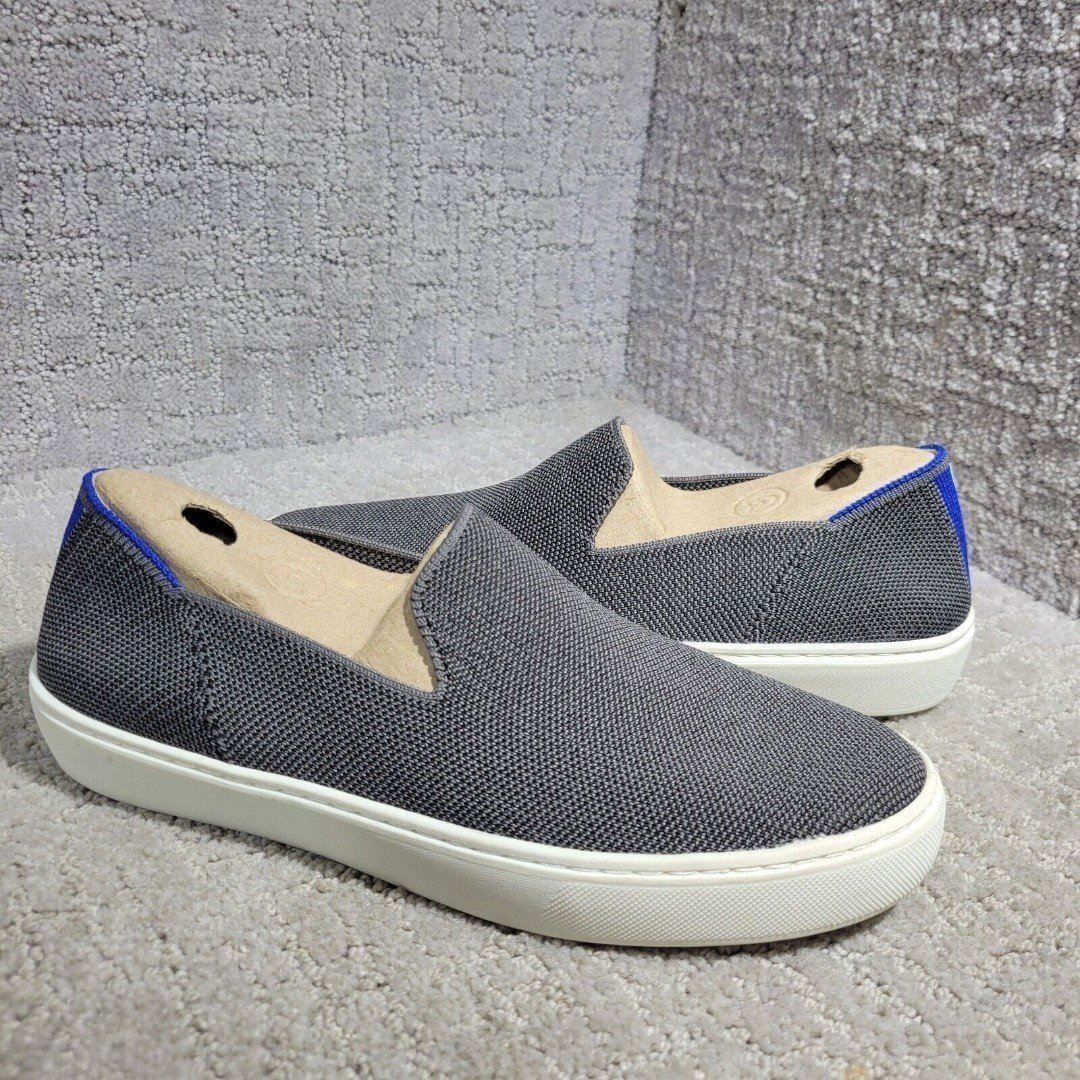 Rothy's The Sneaker Women's Size 9 US Steel Gray Textile Slip On Casual Shoes