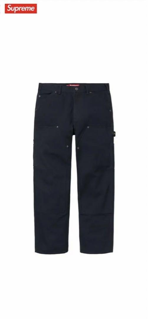 Supreme Double Knee Painter Pant Black