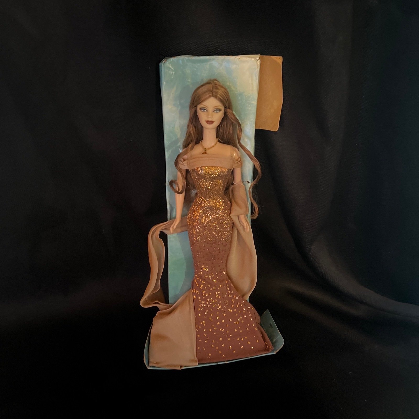 November Topaz The Birthstone Collection Barbie Doll 2002 Mattel #B2396