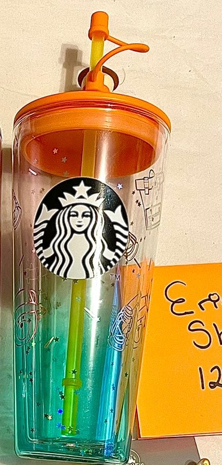Starbucks overseas Glass bear cup