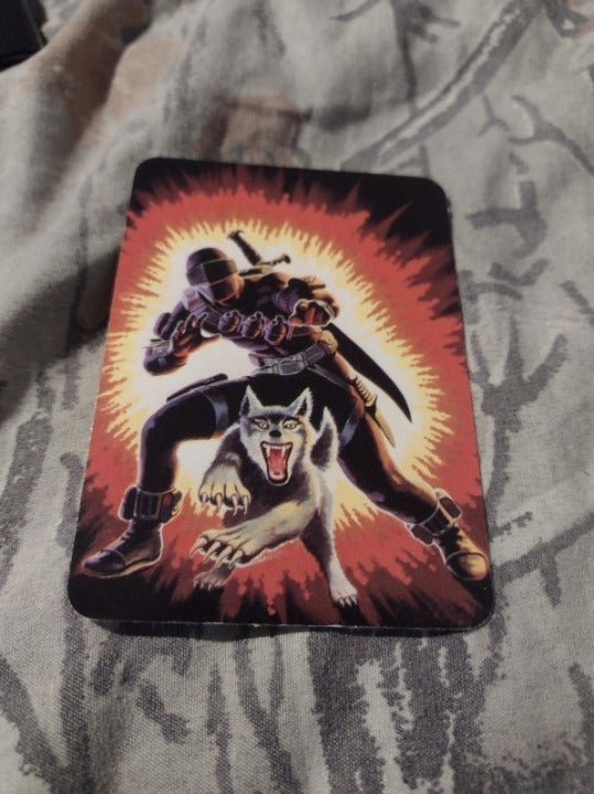 G.I. Joe Series 1 card number 8 1986! Snakeyes!!!!!!
