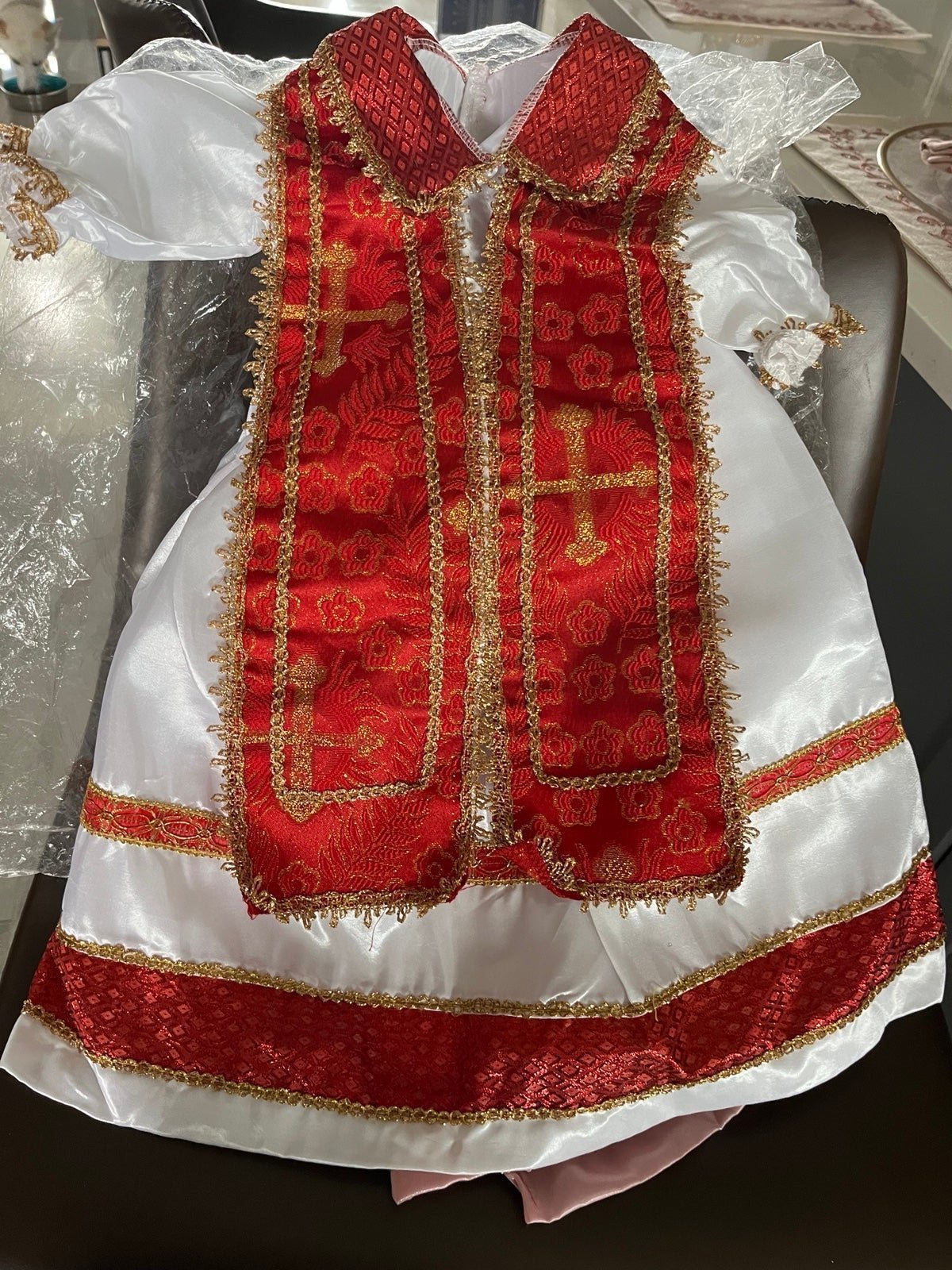 Vestido de niño Dios grande #40