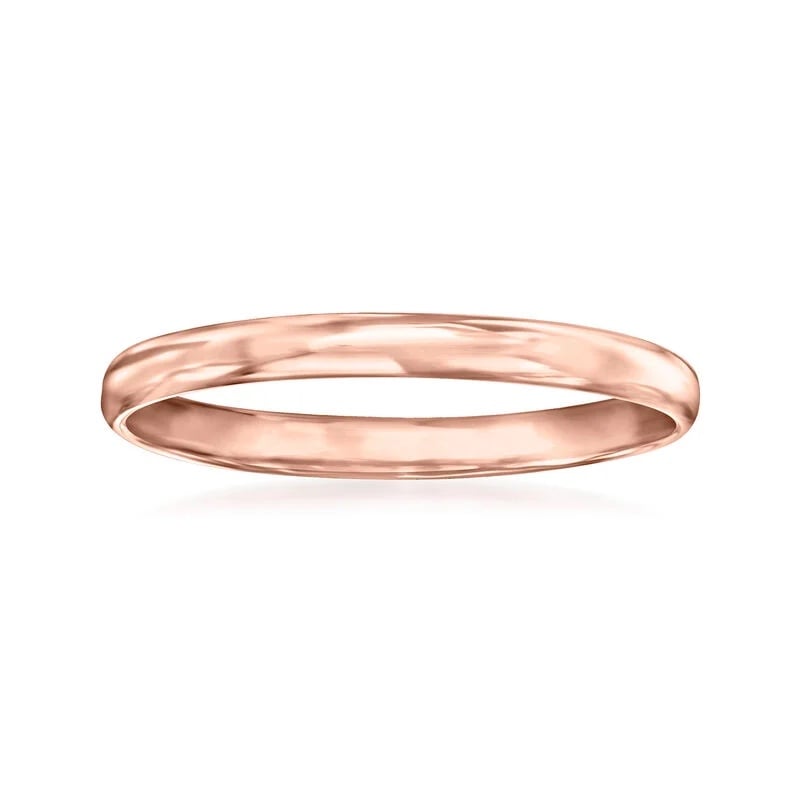 NWT- 14kt Rose Gold Polished Ring OR 14kt Yellow Gold Polished Ring.