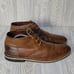 Steve Madden Harken Chukka Lace Up Boots, Cognac Leather, Men's 10.5