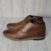 Steve Madden Harken Chukka Lace Up Boots, Cognac Leather, Men's 10.5
