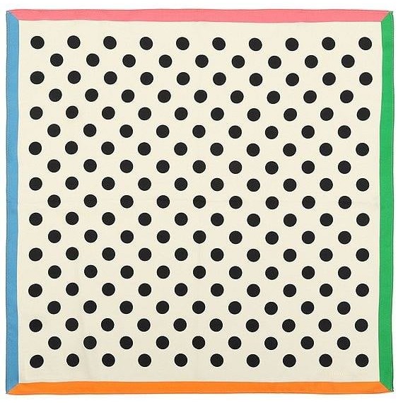 Kate Spade New York Women's Breezy Dot Silk Bandana Scarf