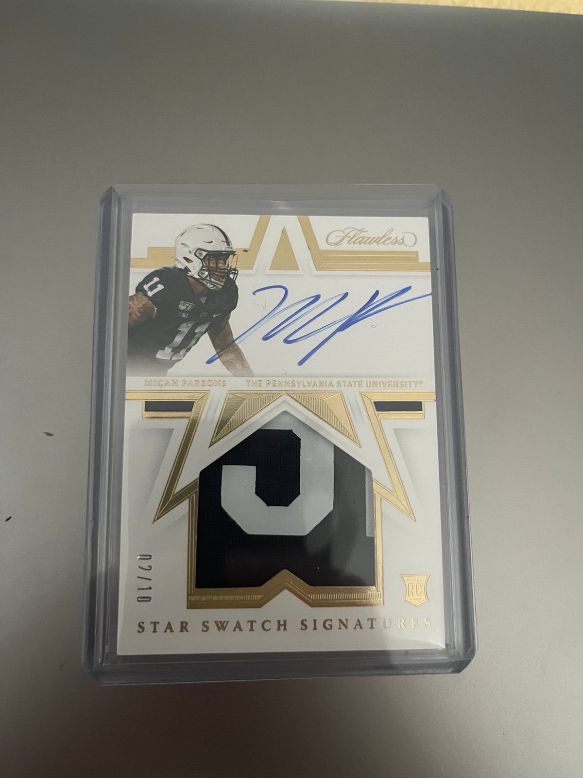 Micah Parsons Flawless Rookie Patch Auto /10