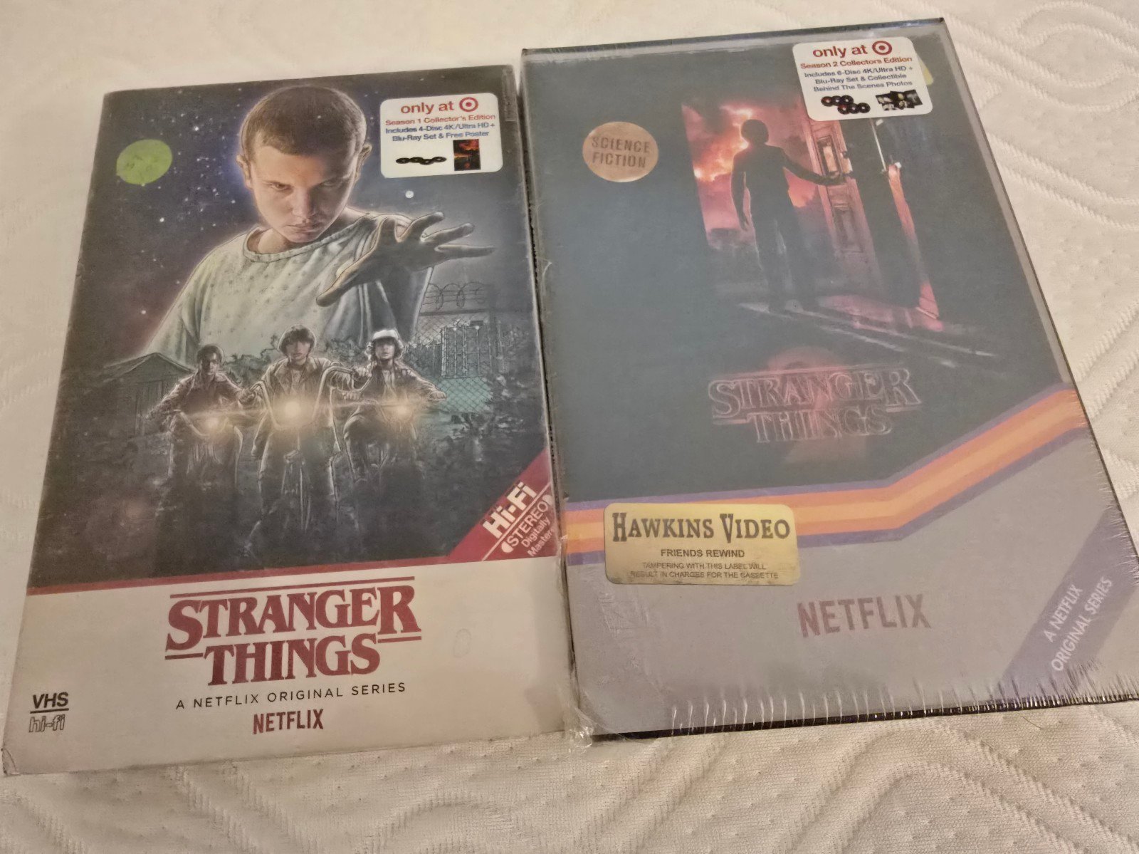 Stranger Things Target Exclusive Season 1 and 2 Sealed