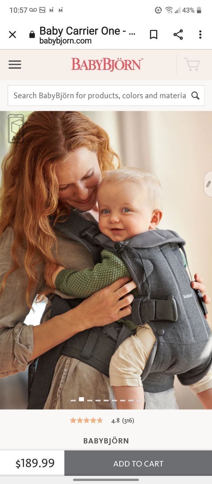 baby bjorn carrier