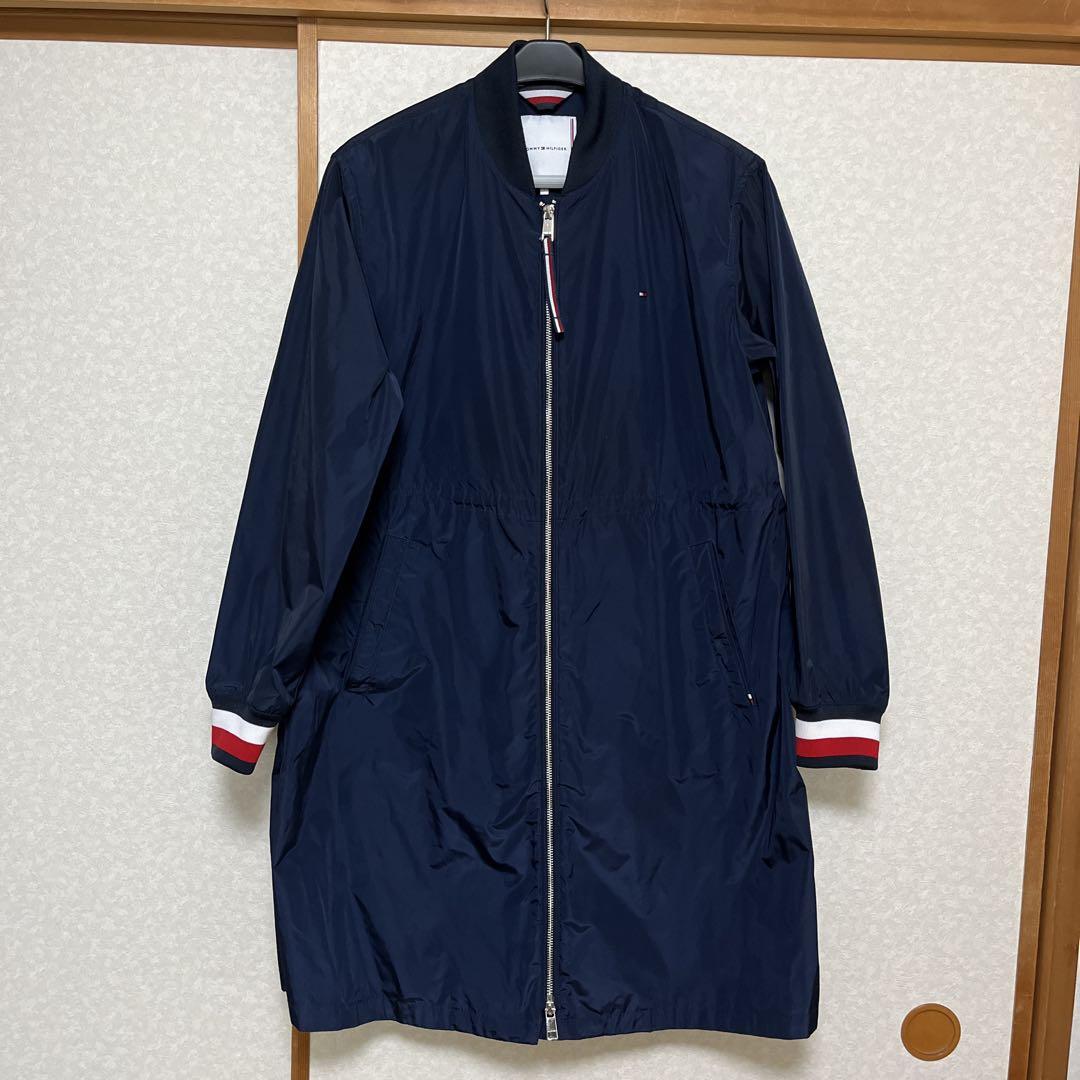 Navy Zip-Up Coat