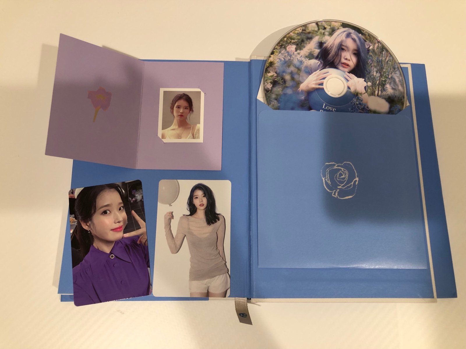 IU Lee Ji LOVE POEM ALBUM CD+Photobook Autographed Signed K