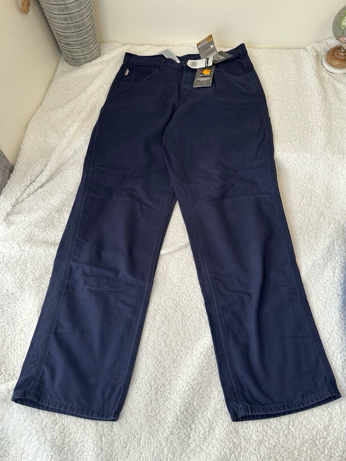 Carhartt FR mid weight canvas jeans 34x32