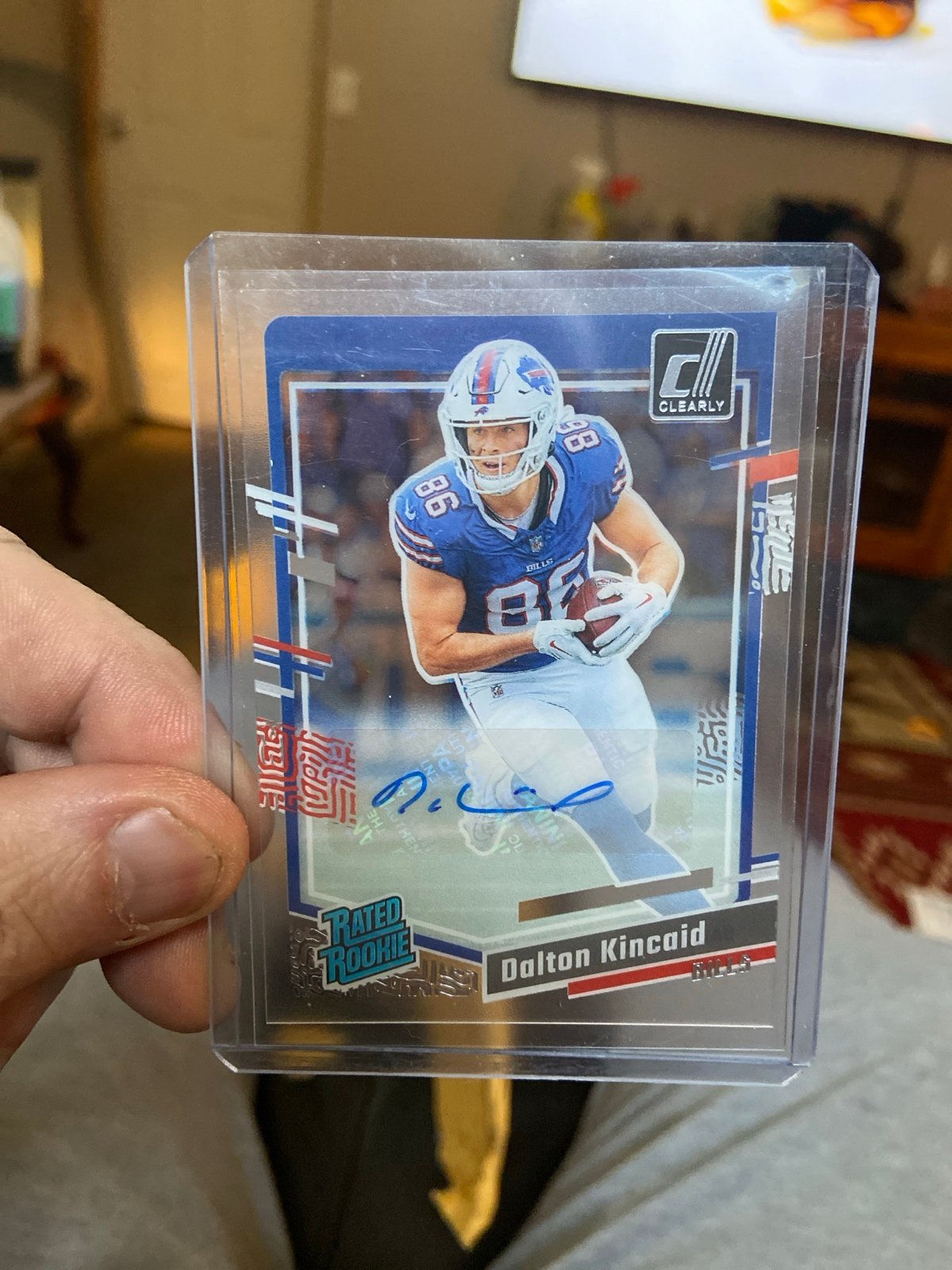 Auto 2023 clearly donruss two Dalton Kincaid rated rookie auto
