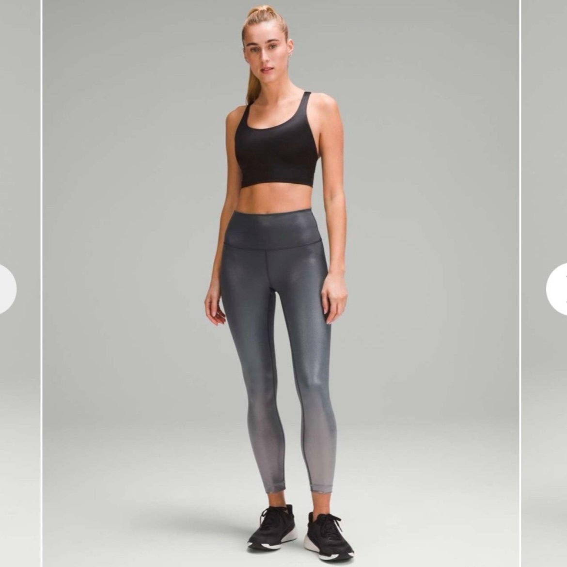 Lululemon Wunder Train High-Rise Tight 25 Foil Asphalt Grey 6
