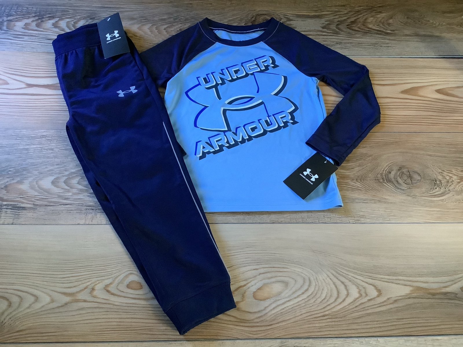 Under Armour boys l/s shirt & athletic pants outfit size 4(NWT)~PRICE IS FIRM