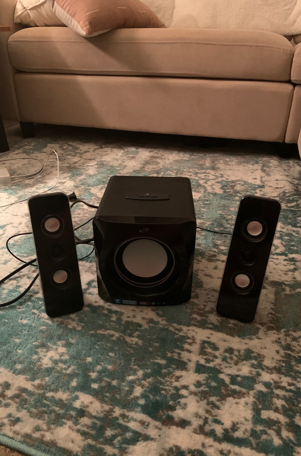 bluetooth stereo speaker set