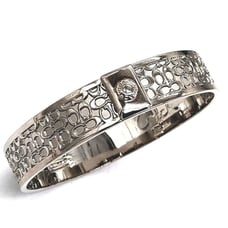 COACH Bangle Bracelet-Vintage Silver C Signature-Authentic