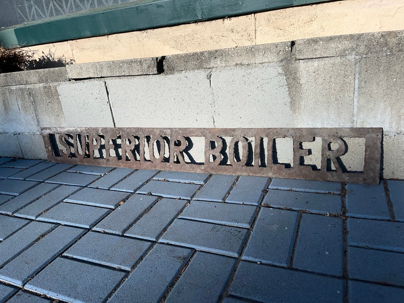 Old Iron Sign