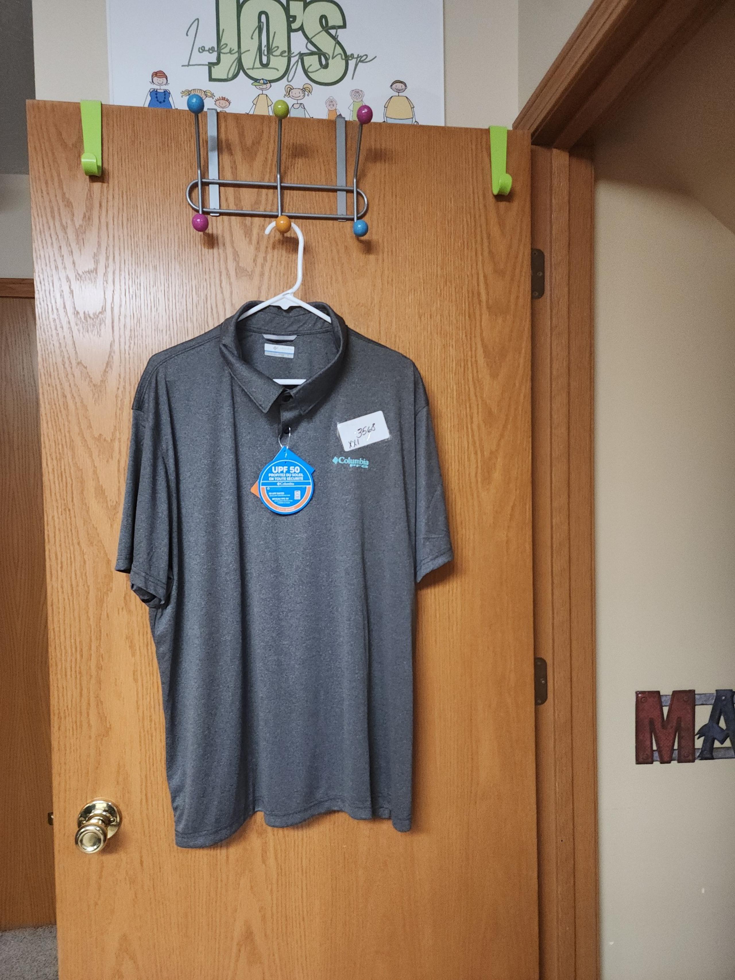 Columbia pfg polo Shirt men's xxl nwt number 3568