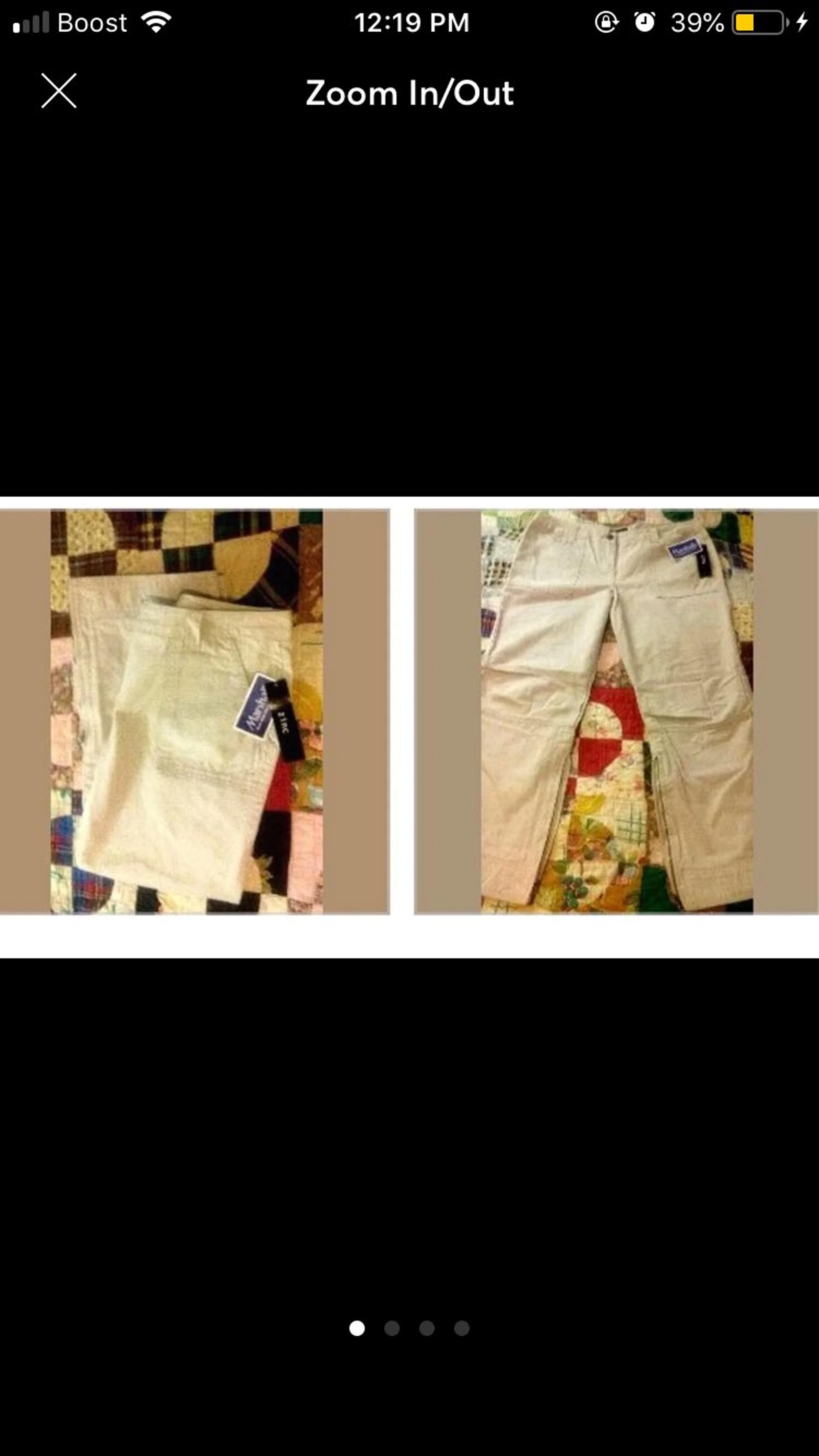 womens short khaki pants size 13 capri