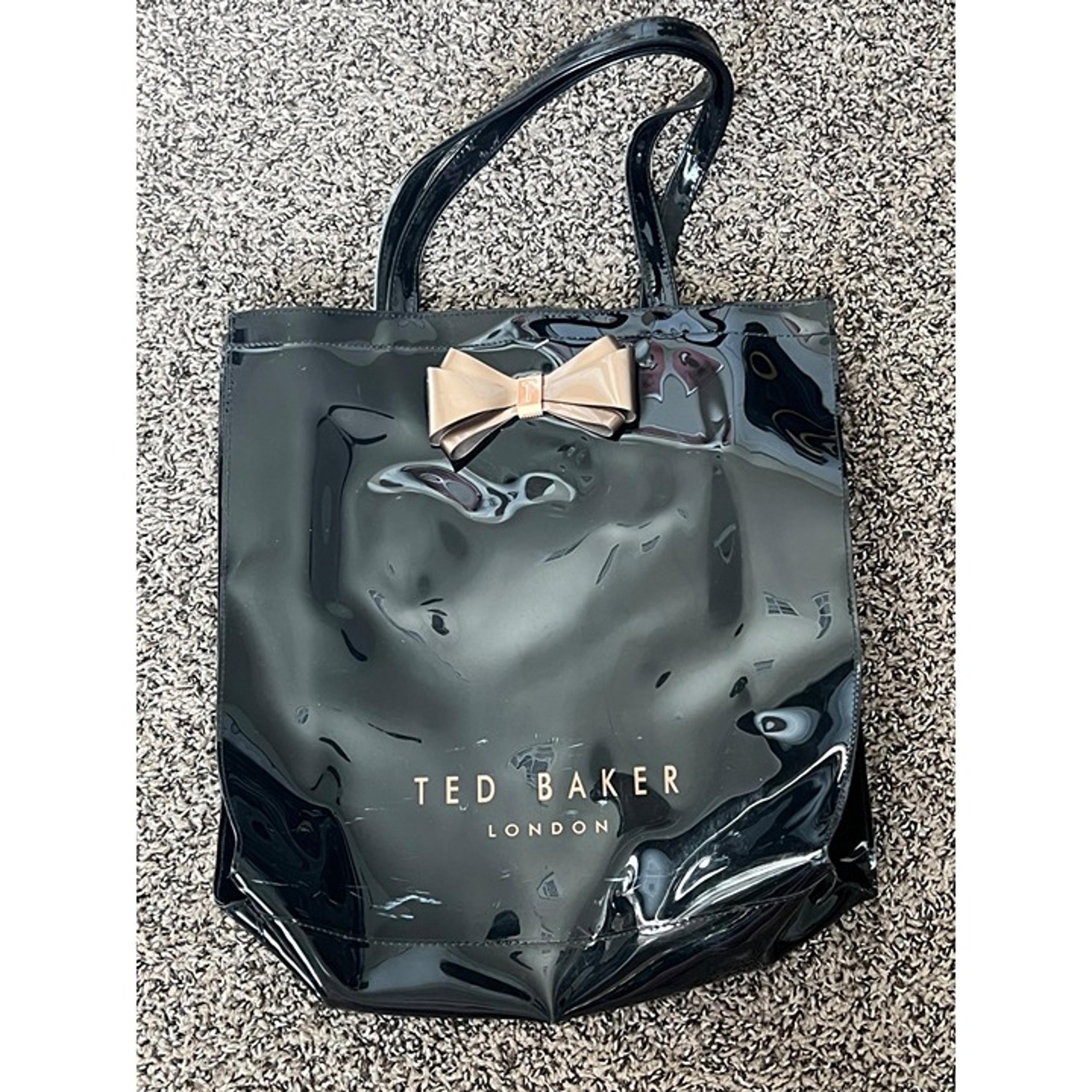 Ted Baker PVC Black Tote Bag