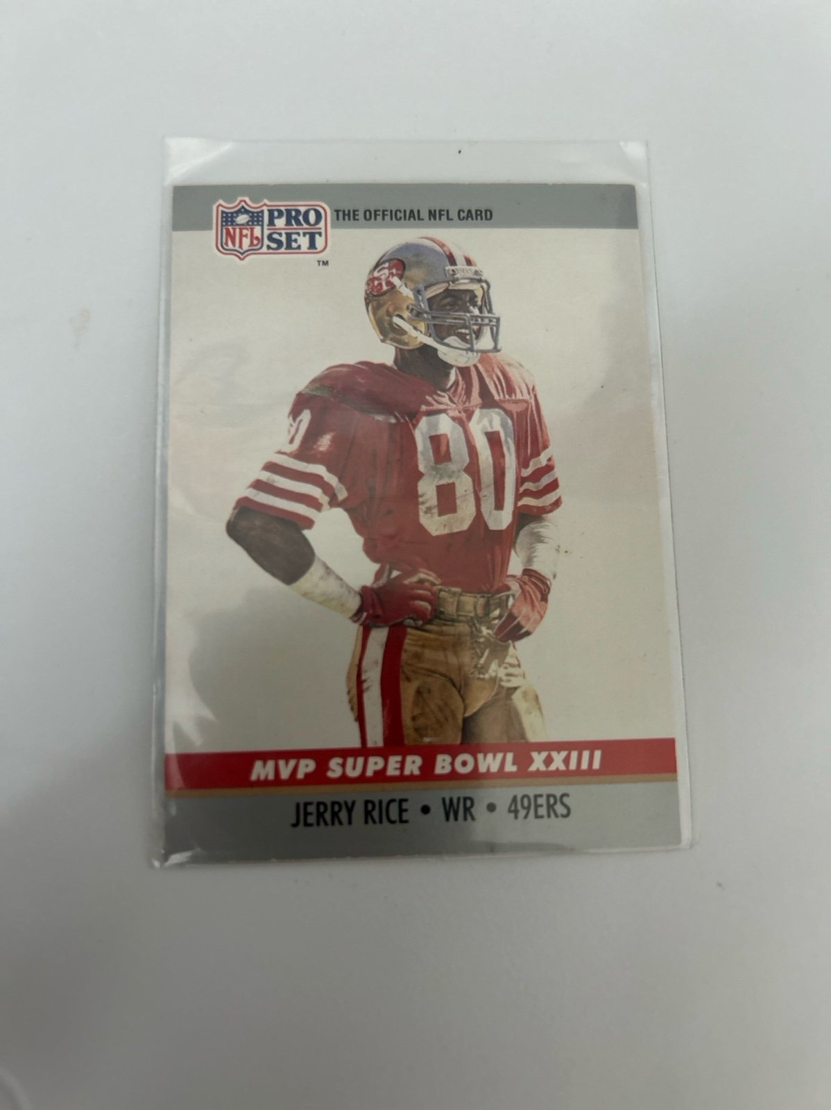 Jerry Rice Mvp Super Bowl XXIII Card