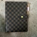 A5 checkered notebook with diamond pen