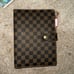 A5 checkered notebook with diamond pen